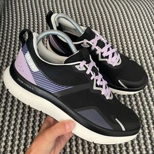 Alegria Rok n Roll black/purple comfort athletic sneaker women shoe size 9 (39)